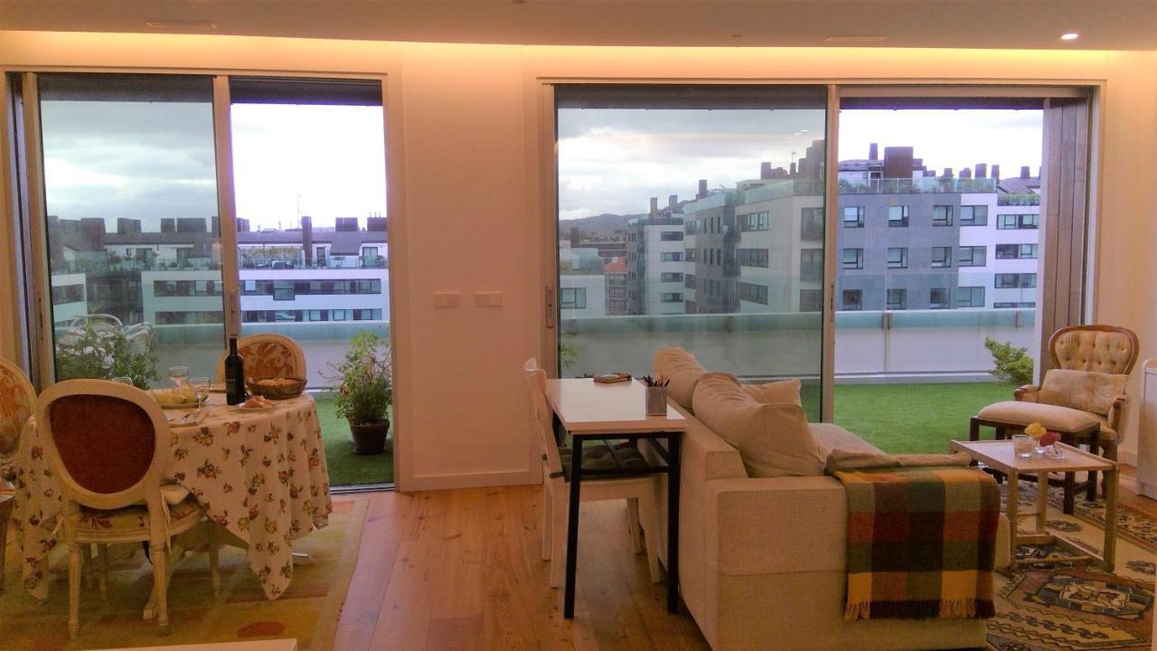 Apartamento Preciosa Habitacion Doble En Atico Con Terraza II Santiago de Compostela Exterior foto